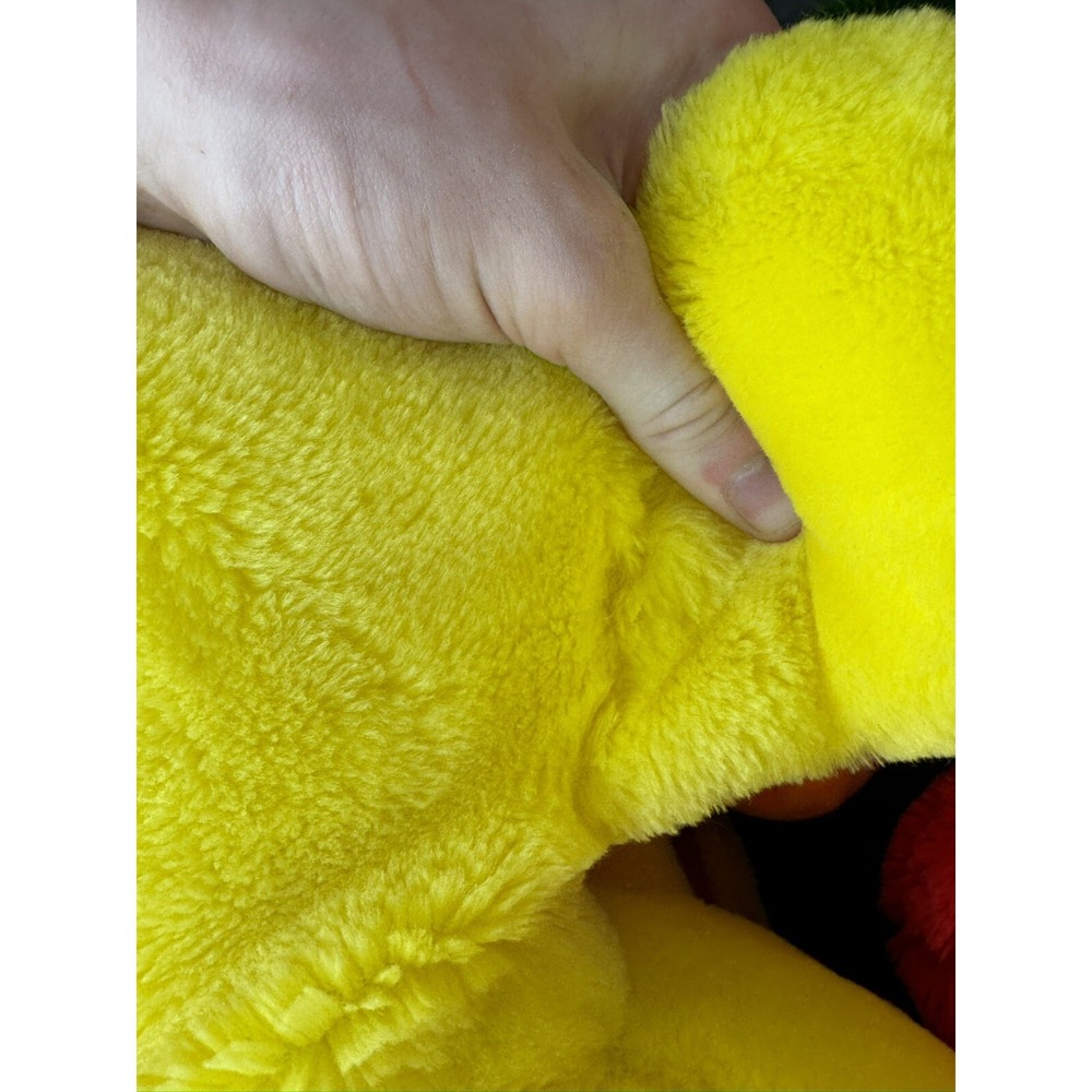 Vintage 90s Tyco Sesame Street Plush Elmo Big Bird Cookie Monster Toys Multi - Picture 5 of 6